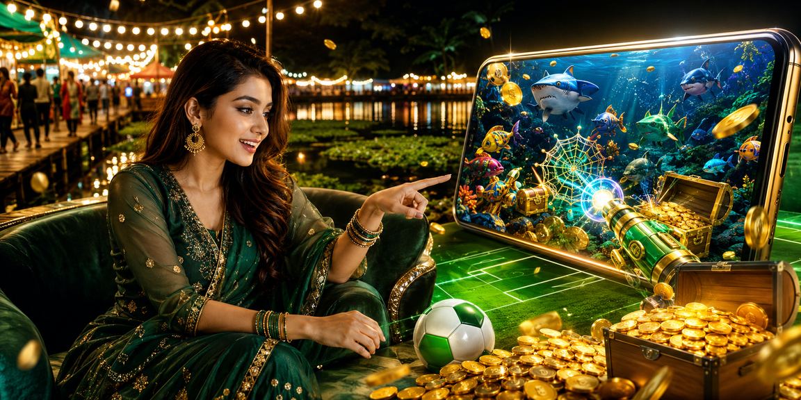 বাংলাদেশ ফিশিং গেম নাইট মার্কেট দৃশ্য